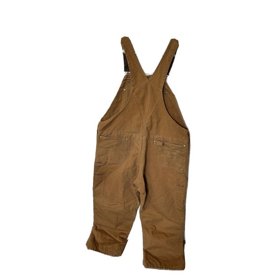 90s Carhartt Mens 44x30 Spell Out Insulated Knee … - image 2