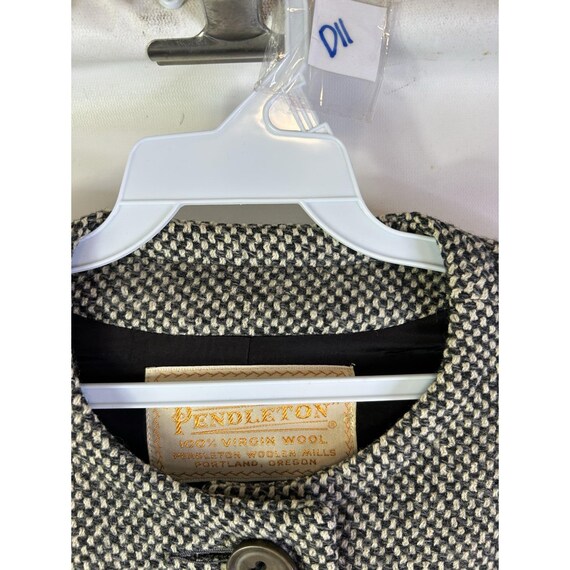 70s Pendleton Virgin Wool Blazer Jacket Tweed Wom… - image 4