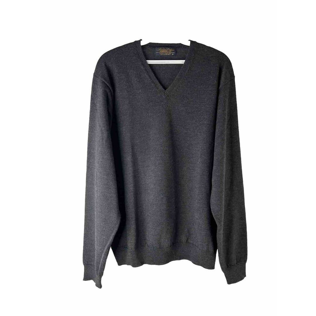 80s Brooks Brothers Medium Italian Extrafine Merino Wool