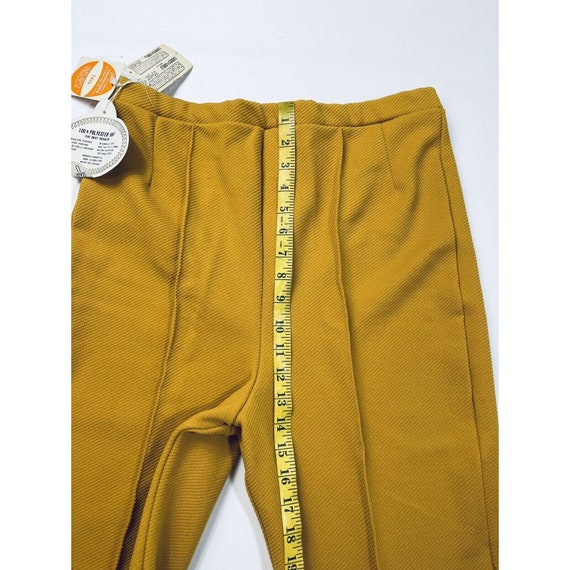 NOS 1970s Womens Large High Rise Knit Trouser Pan… - image 5