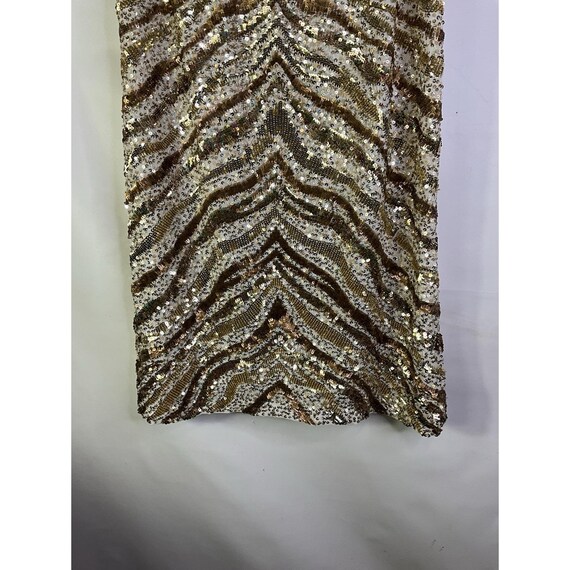 Deadstock Y2K Cache Womens Large Sequin Animal Pr… - image 2