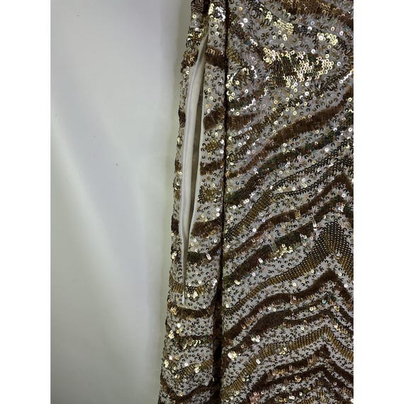 Deadstock Y2K Cache Womens Large Sequin Animal Pr… - image 8