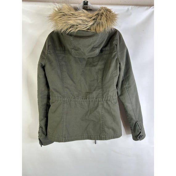 Y2K Abercrombie Fitch Womens Medium Faux Fur Hooded Parka Bella