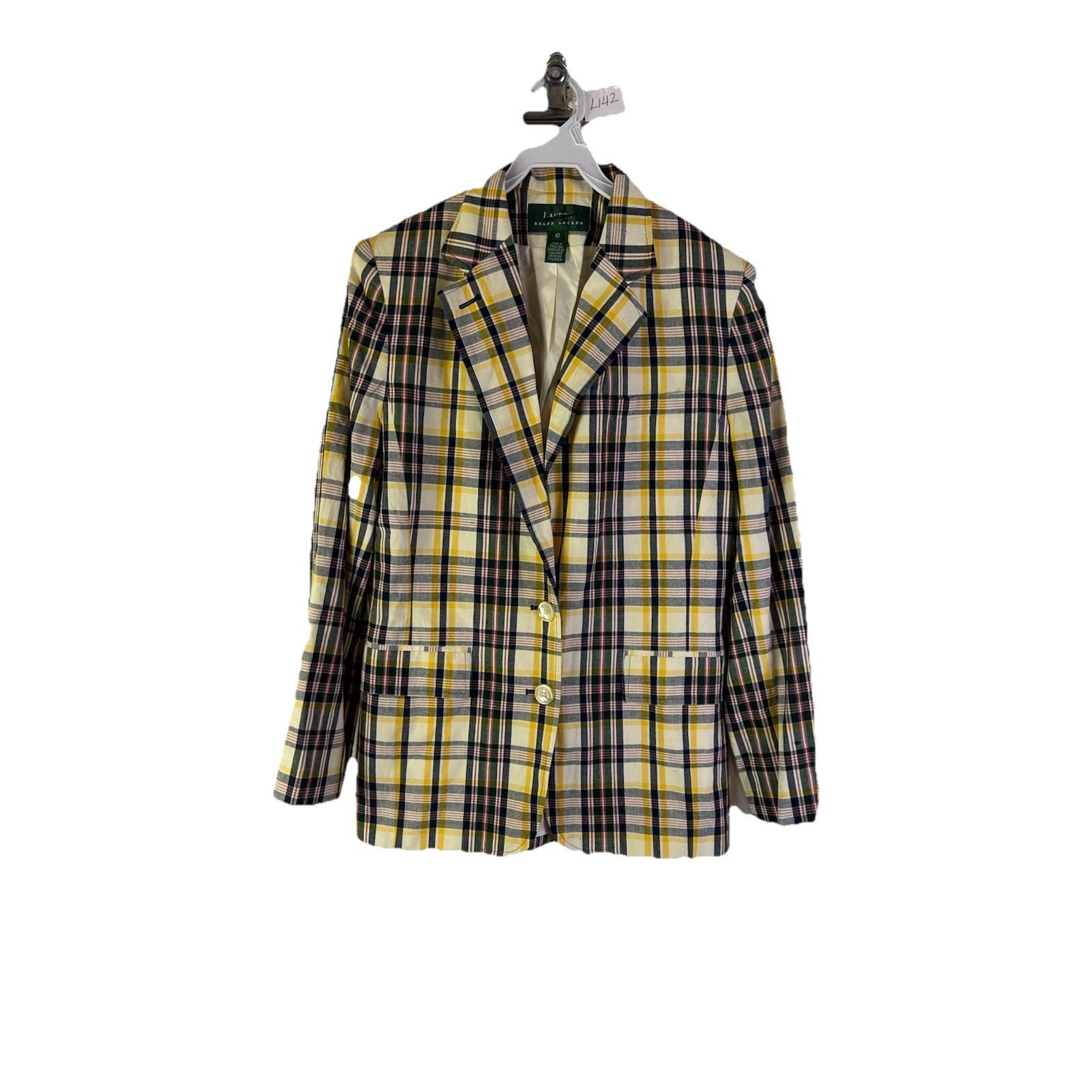 Ralph Lauren Madras Blazer - Etsy Canada