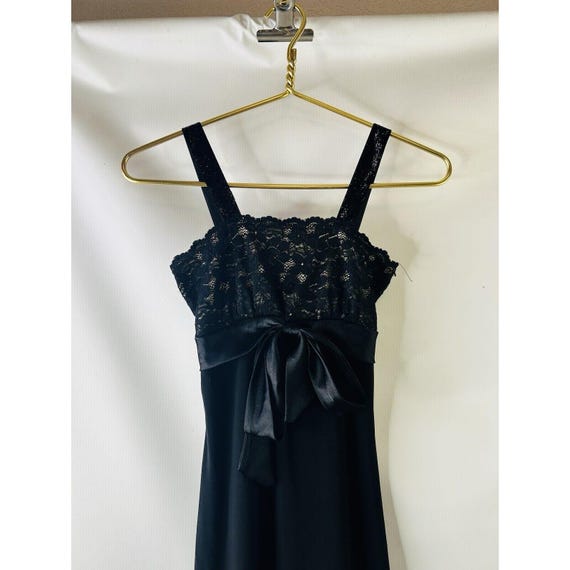knee length dresses for ladies Mermaid Lace Black Wedding Dress with Sheer Long Sleeve – Rosymae main image 1