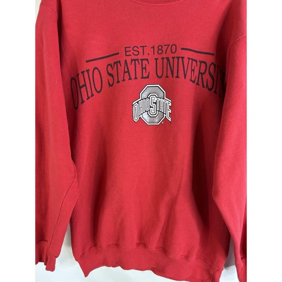 90s Mens Medium Ohio State University Faded Crewn… - image 3