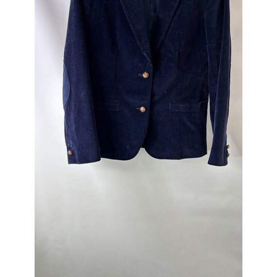80s Womens Medium Wide Whale Corduroy Elbow Patch… - image 5