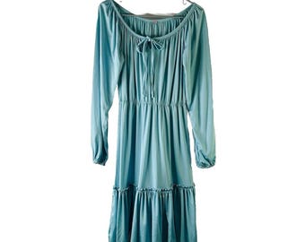princess polly baby blue dress Short-Saia Silk Boho Azul Jeans
