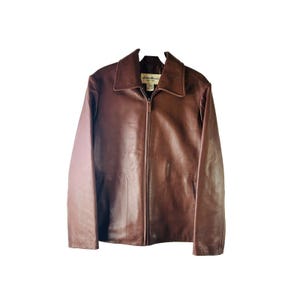Vintage Eddie Bauer Leather Jacket - Etsy