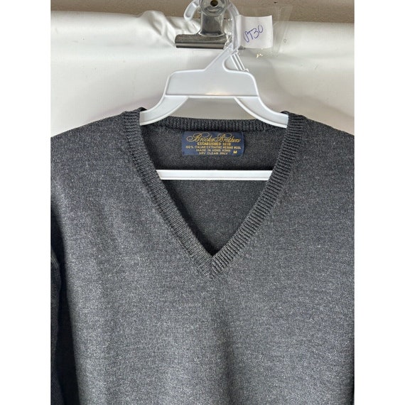 80s ITALY Brooks Brothers ニット　セーター 80s Brooks Brothers Medium Italian Extrafine Merino Wool