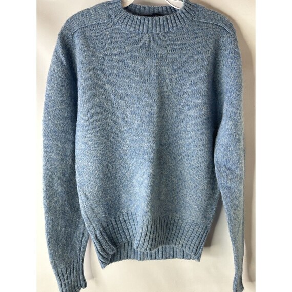 70s Mens Large Wool Lightweight Knit Crewneck Swe… - image 5