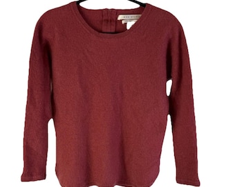 Pull zippé en cachemire doux au dos pour femme de l'an 2000 pour femme rose BCBG de luxe, pull en tricot pour femme, pull en cachemire vintage, pull doux, pull rose