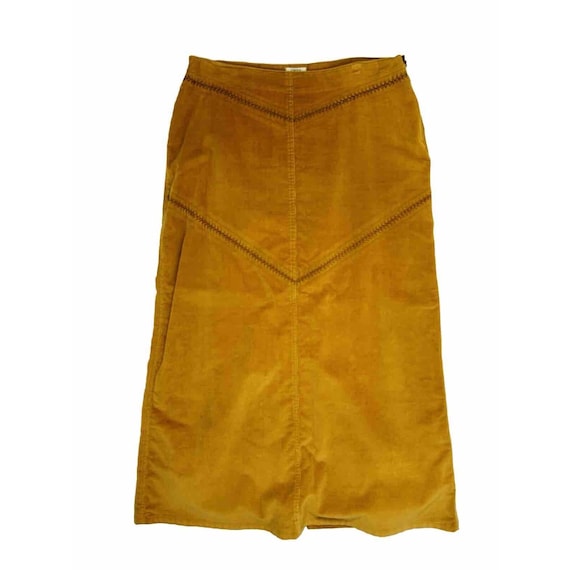 Y2K Womens 10 Corduroy Long Straight Maxi Skirt St