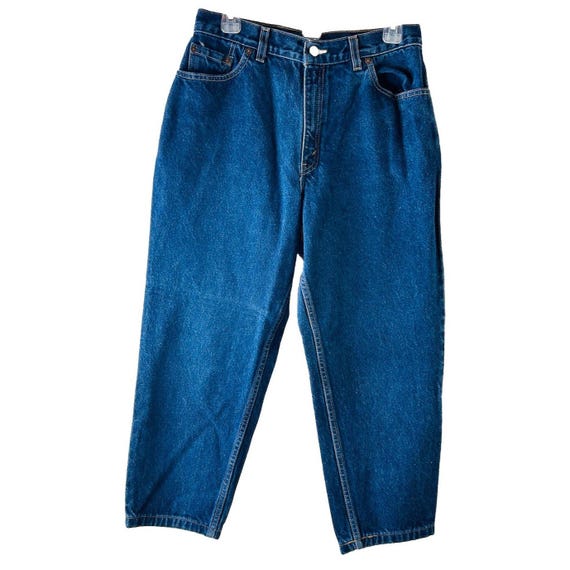 Y2K Levis 550 Relaxed Fit Tapered Leg Jeans USA Womens 12 Short, Womens Levis Jeans, Vintage Levis 550 Jeans, 90s Levis Jeans