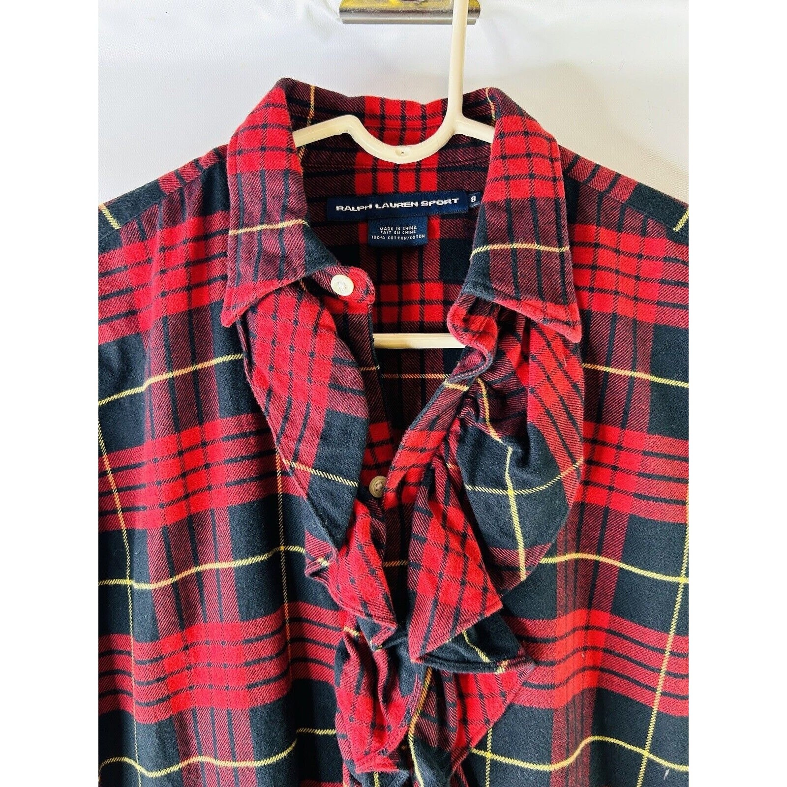 90s Ralph Lauren Womens 8 Tartan Plaid Frilly Ruffled Flannel Button Shirt, Ralph Lauren Womens Button Shirt, Womens Flannel Button Shirt - Etsy 90s Ralph Lauren Womens 8 Tartan Plaid Frilly Ruffled Flannel Button Shirt, Ralph Lauren Womens Button Shirt, Womens Flannel Button Shirt - Etsy