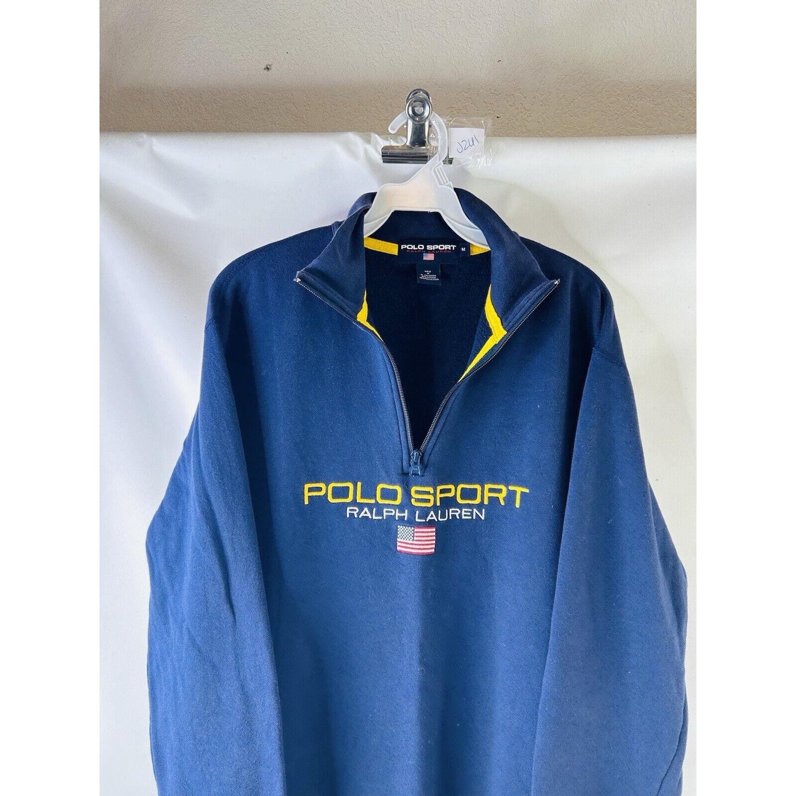 90s Polo Sport Ralph Lauren Large Usa Flag Spell Out Sweatshirt