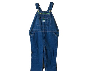   Jeans 90’s denim coverall Vintage 90'S Key denim overalls made in the USA size W32 size L34