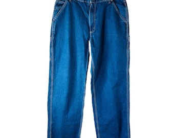 Carhartt Mens 36 x 32 Spell Out Patch Baggy Relaxed Jeans USA, Jeans Carhartt pour homme, Jeans Carhartt vintage, Jeans Streetwear