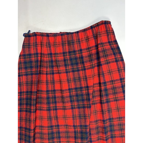 80s Pendleton Womens 12 Virgin Wool Tartan Plaid … - image 2