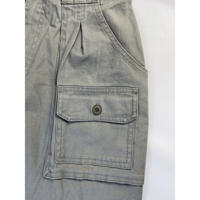 90s Womens 8 Baggy Cargo Pocket Cotton Chino Pants, Cabelas Womens