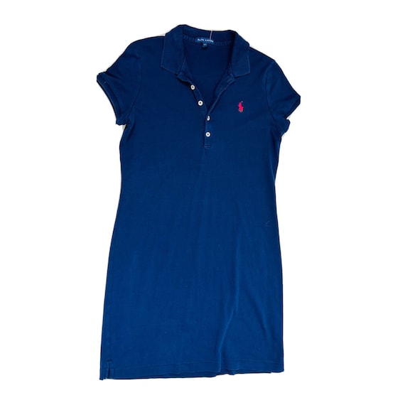 90s Ralph Lauren Womens Medium Pony Stitched Polo… - image 1