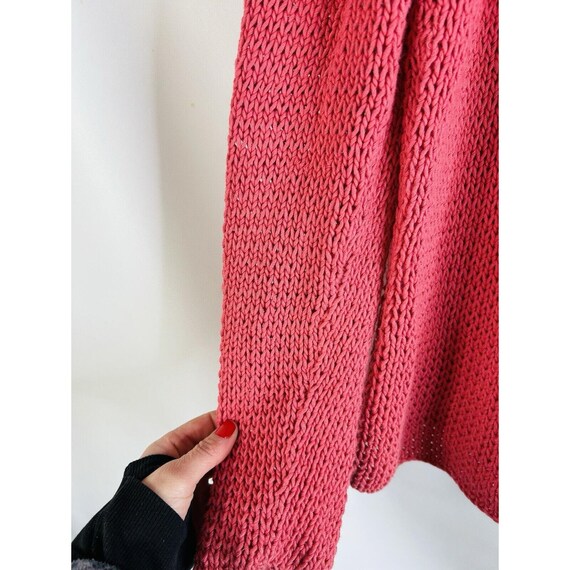 90s Eddie Bauer Womens Large Cotton Open Knit Bag… - image 6