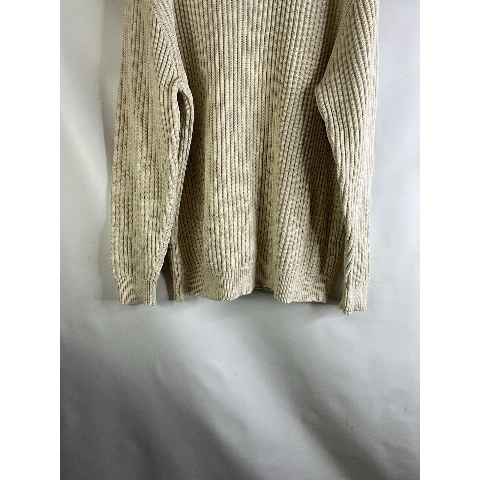 90年代 L.L. Bean メンズ 2XL トール コットン リブニット クルー 