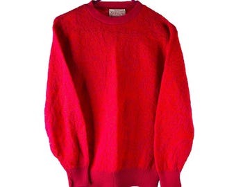 70s Pendleton Womens Petite Virgin Wool Lightweight Knit Crewneck Sweater USA, Pendleton Womens Sweater, Vintage Virgin Wool Sweater,