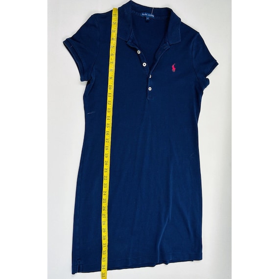 90s Ralph Lauren Womens Medium Pony Stitched Polo… - image 4