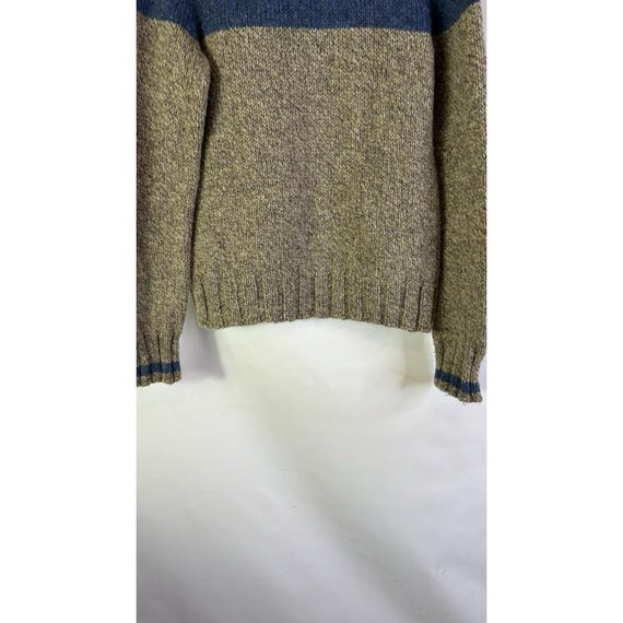 90s Abercrombie & Fitch Wool Sweater Mens Large Fitted Color Block Grunge, Abercrombie Mens Sweater, Mens Knit Sweater, Wool Sweater View 2