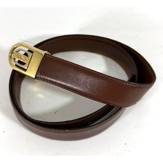 80s Dior D Logo Spell Out Belt Buckle Leather Bally Belt 34, Vintage Dior Belt Buckle, Bally Leather Belt, Mens Belt