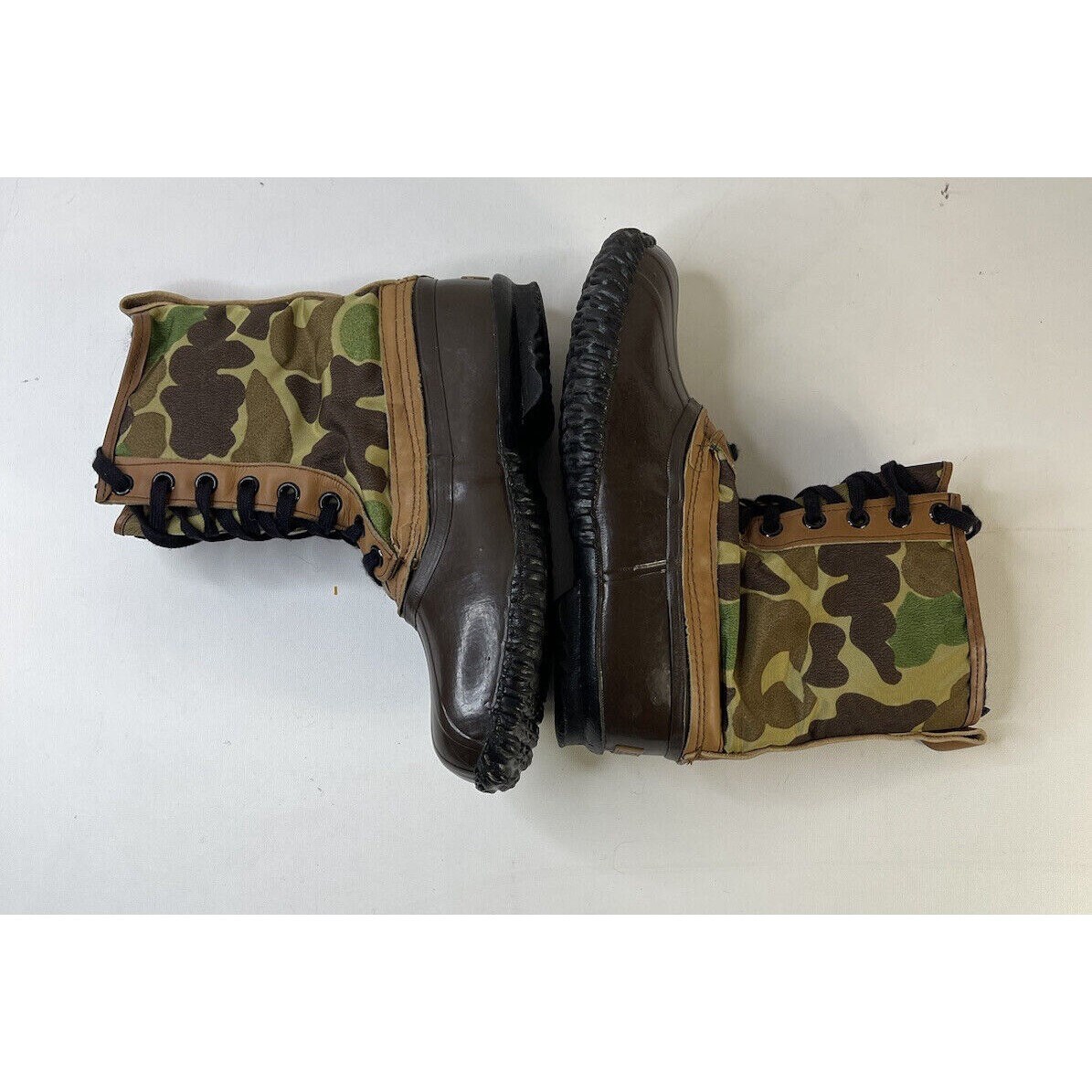 90s Sorel Mens 7 Kaufman Camouflage Wool Lined Duck Winter  display picture 1
