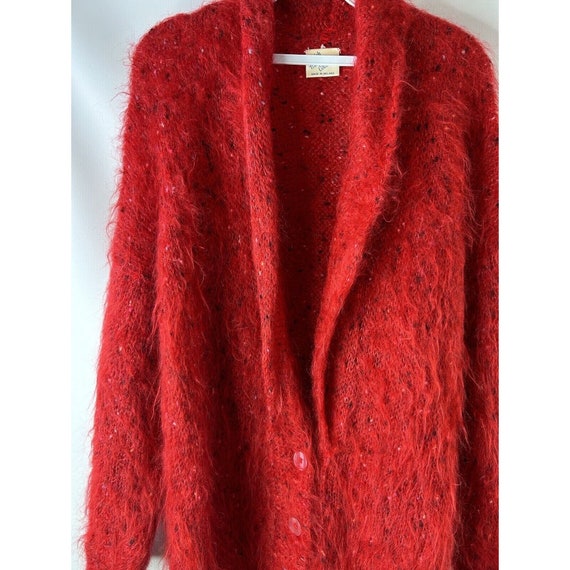 90s Irish Mohair Collection Baggy Cardigan Sweate… - image 3