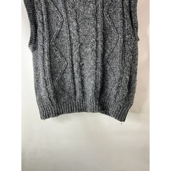 80s Gap Clothing Co Mens Medium Wool Cable Knit S… - image 5