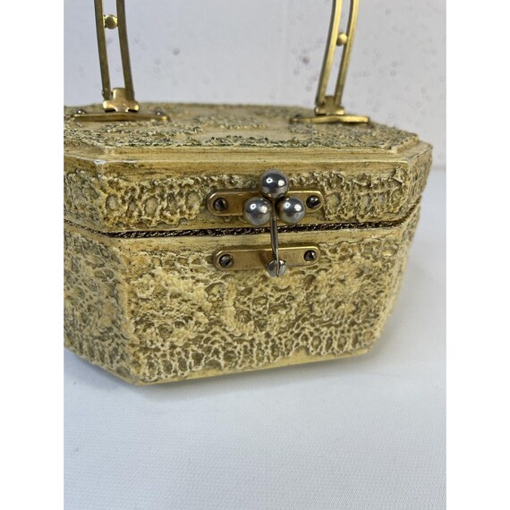 Fermoir Ancien En Laiton Doré Pour Sac à Main - Décoration Rétro, à Customiser Ou Remplacer