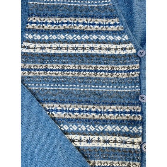 90s Pendleton Womens Medium Merino Wool Fair Isle… - image 3