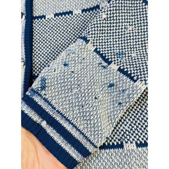 1970s Womens 8 Diamond Argyle Knit Twinset Cardig… - image 3