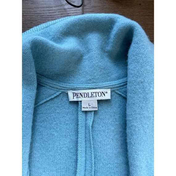 90s Pendleton Womens Large Lambswool Felted Knit … - image 7