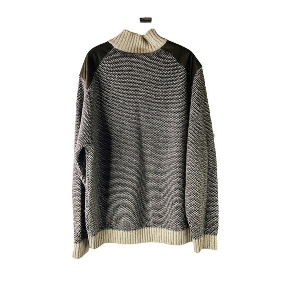 SHOULDERPAD SWEATSHIRT KNIT / BLK