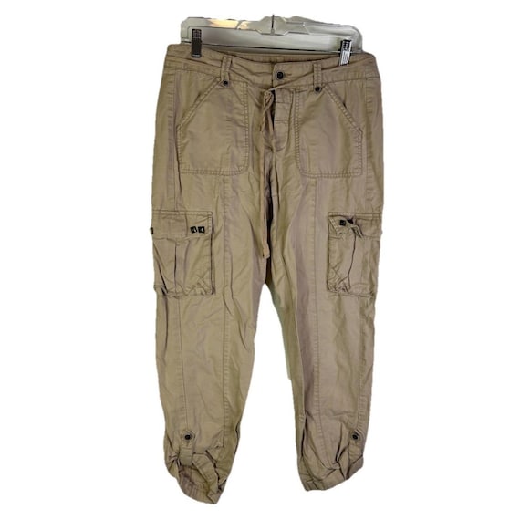 Y2K Banana Republic Cargo Pants Womens 8 Baggy Convertible Streetwear, Womens Cargo Pants, Vintage Banana Republic Pants, Streetwear Pants