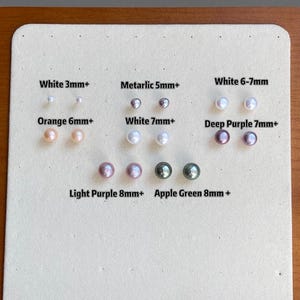 Pendientes clásicos y elegantes de perla real, joyería minimalista para uso diario, pendientes delicados con estilo para bodas, regalo para el Día de la Madre para ella.