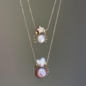 【LOTSYOU】Pearls of the Night Chain Necklace LOTS YOU Pearls Of The Night Necklace