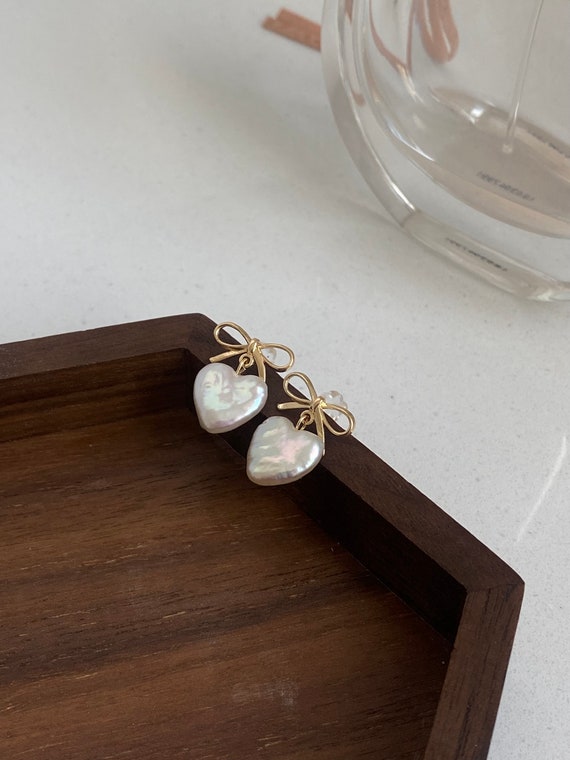 Orecchini A Clip Per Elica Con Fiocco Delicato E Semplice In Oro 14 Carati Placcato In Argento Sterling .925 Per Orecchie Non Forate
