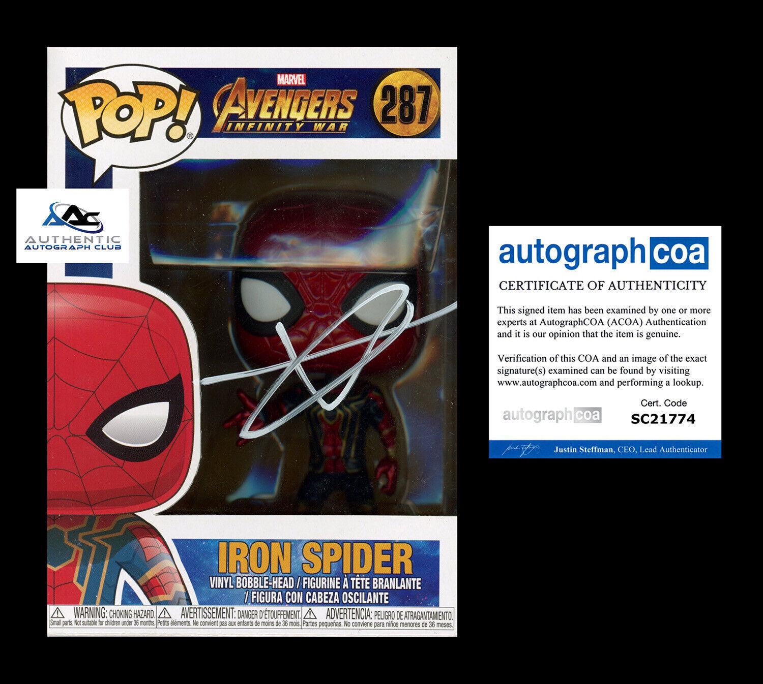 Spiderman Funko Pop Signed by Tom Holland - Etsy