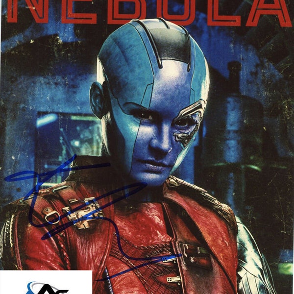 Karen gillan autograph signed 8x10 photo nebula guardians of the galaxy vol2 coa