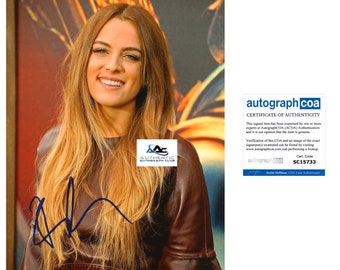 Riley keough autograph signed 8x10 photo acoa