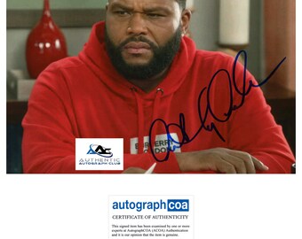 Anthony anderson autograph signed 8x10 photo acoa