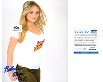 Natalie alyn lind autograph signed 8x10 photo acoa