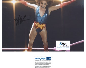 Alison brie autograph signed 11x14 photo glow acoa