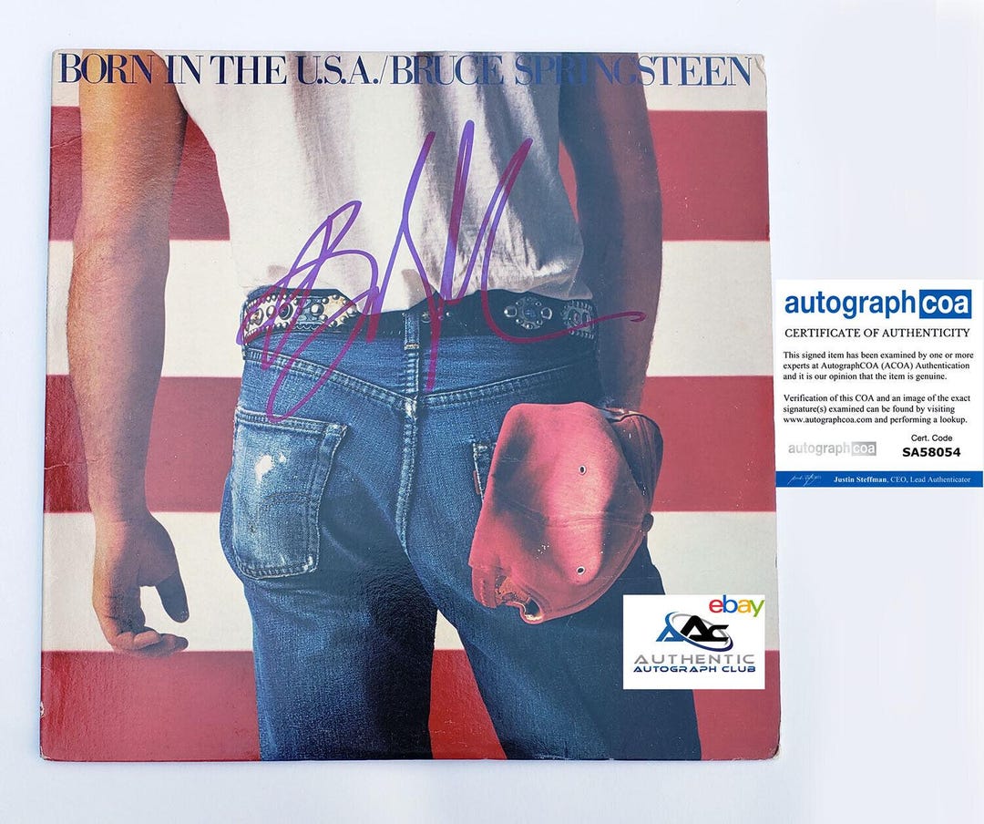 Springsteen Autograph This item is unavailable - Etsy